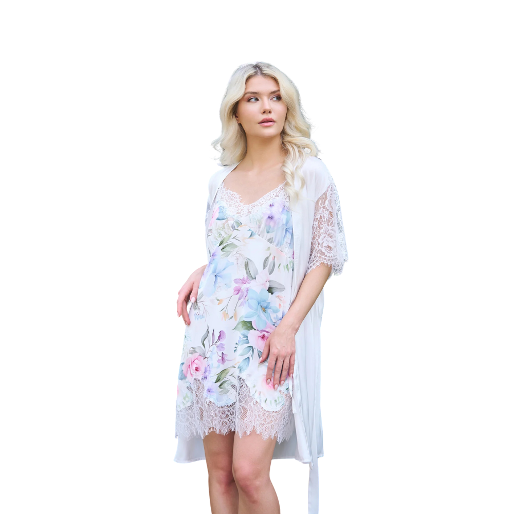Catalfo Floral Serena Slip Dress
